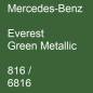 Preview: Mercedes-Benz, Everest Green Metallic, 816 / 6816.